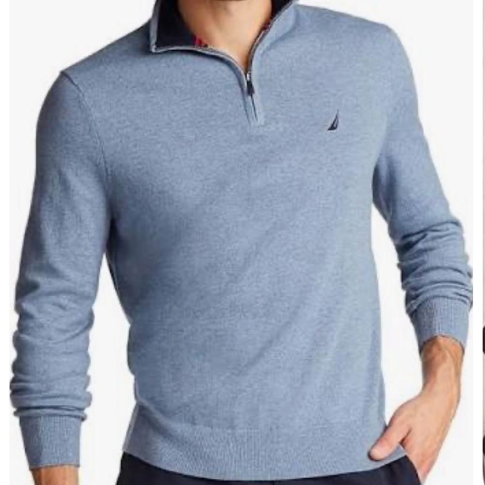 Nautica nav tech quarter zip sweater 
Temp control sweater | color: DPanchorHT